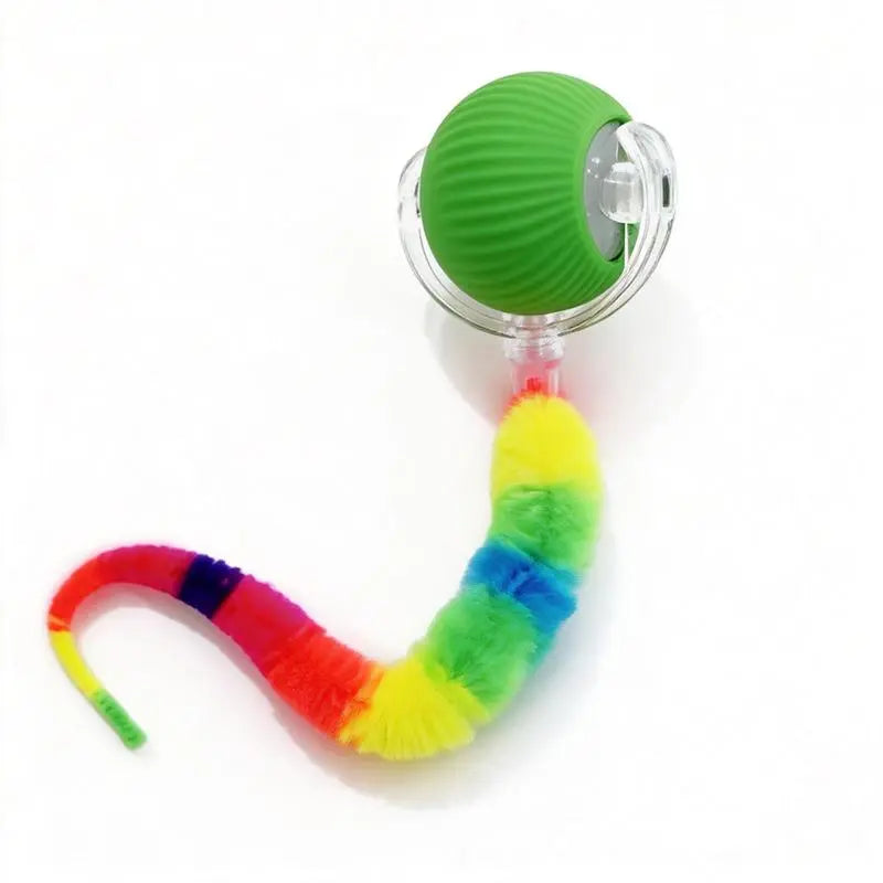 Automatic Rolling Interactive Ball Toy for Cats & Kittens - Smart Motion-Activated Boredom Buster for Indoor Pets, Automatic Rolling Balls for Feline Companions