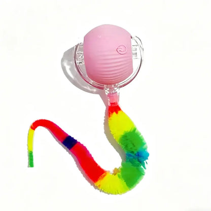 Automatic Rolling Interactive Ball Toy for Cats & Kittens - Smart Motion-Activated Boredom Buster for Indoor Pets, Automatic Rolling Balls for Feline Companions